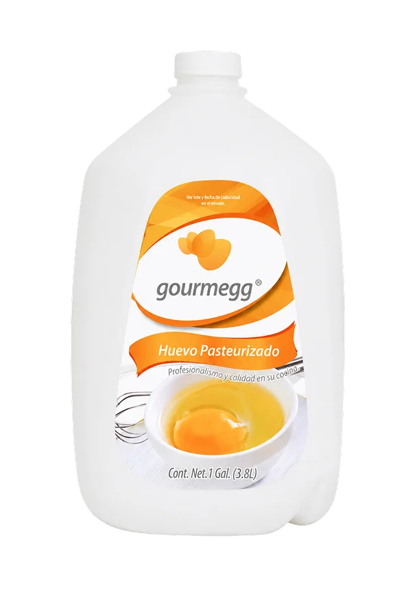 Huevo entero pasteurizado Gourmegg, garrafa de 3.8 L